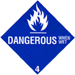 Dangerous When Lit Blue Diamond